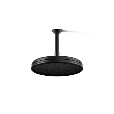 Kohler Traditional 10'' single-function rainhead, 1.75 gpm - Matte Black