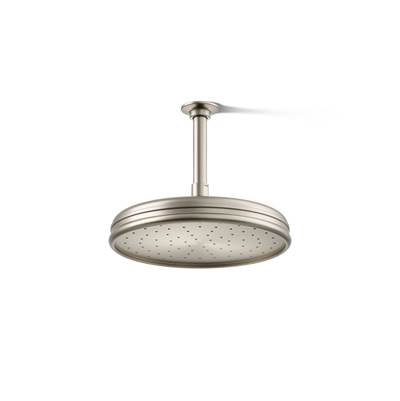 Kohler Traditional 10'' single-function rainhead, 1.75 gpm - Vibrant Brushed Nickel