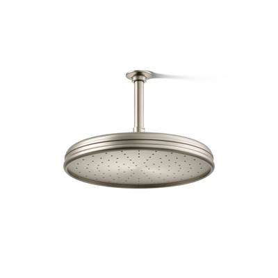 Kohler Traditional 12'' single-function rainhead, 2.5 gpm - Vibrant Brushed Nickel