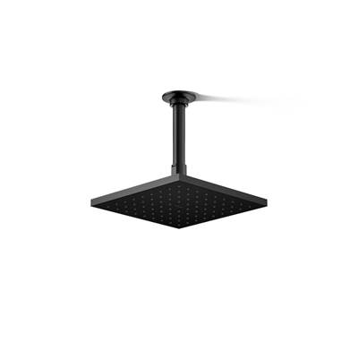 Contemporary Square 8'' single-function rainhead, 1.75 gpm