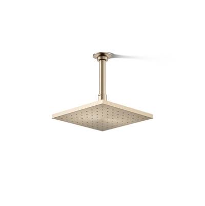 Contemporary Square 8'' single-function rainhead, 1.75 gpm