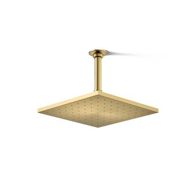 Contemporary Square 10'' single-function rainhead, 1.75 gpm