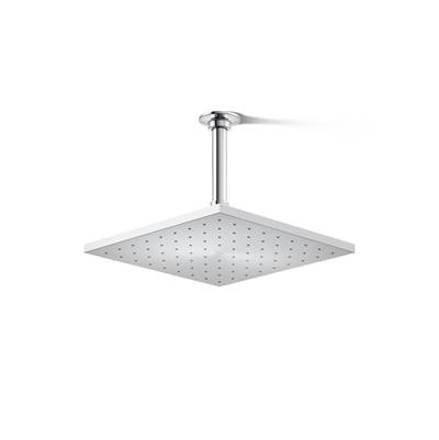 Contemporary Square 10'' single-function rainhead, 1.75 gpm