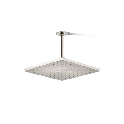 Contemporary Square 10'' single-function rainhead, 1.75 gpm