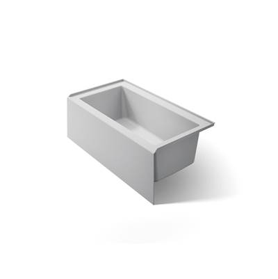 Kohler Underscore 60'' x 32'' alcove bath right drain - Ice Grey