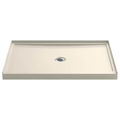 Kohler Rely 48-in x 34-in Single-Threshold Shower Base with Center Drain, Ice Grey - Ice Gray