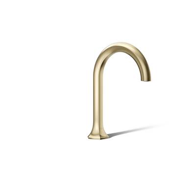 Kohler Occasion Deck-mount Bath Spout with Cane Design - Vibrant French Gold