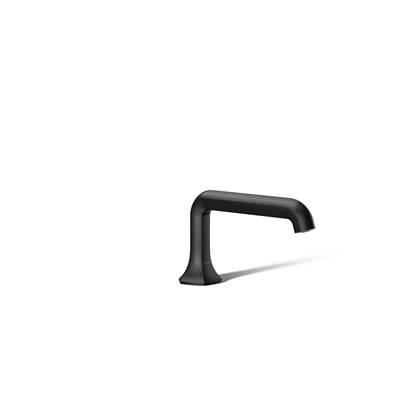 Kohler Occasion Deck-mount Bath Spout with Straight Design - Matte Black