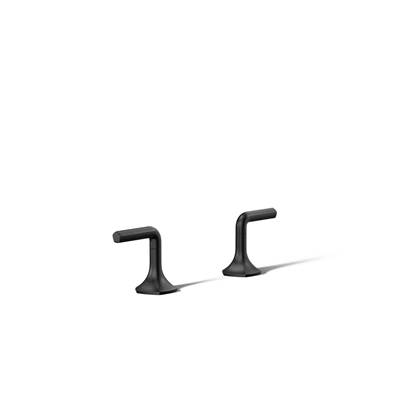 Kohler Occasion Deck-mount Bath Faucet Handles with Lever Design - Matte Black