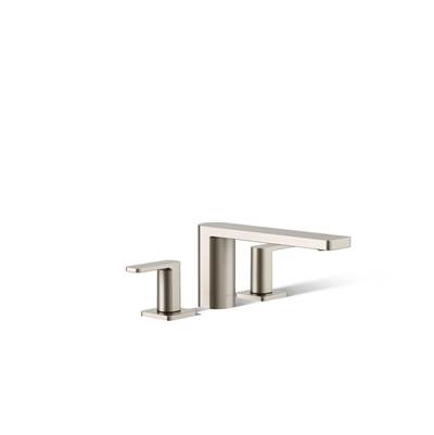Kohler Parallel Deck-mount Bath Faucet - Vibrant Brushed Nickel