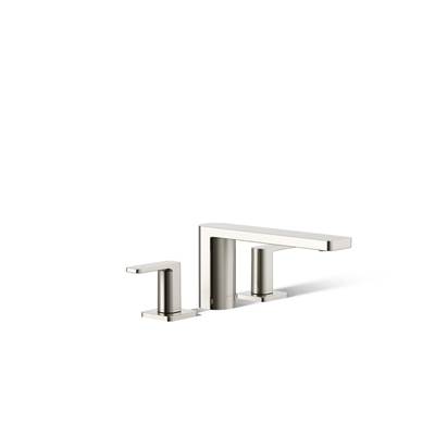 Kohler Parallel Deck-mount Bath Faucet - Vibrant Polished Nickel
