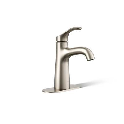 Kohler Simplice Single-handle bathroom sink faucet, 0.5 gpm - Vibrant Brushed Nickel