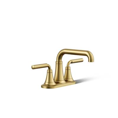 Kohler | Tone | Centerset Bathroom Sink Faucet - Vibrant Brushed Moderne Brass