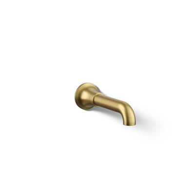 Kohler | Tone | Wall Mounted Tub Filler - Vibrant Brushed Moderne Brass