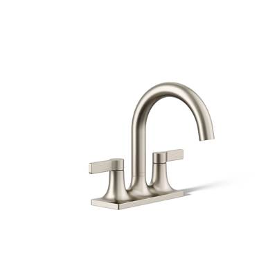 Kohler Venza Centerset bathroom sink faucet, 0.5 gpm - Vibrant Brushed Nickel