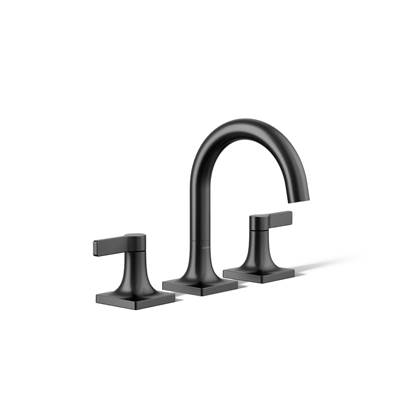 Kohler Venza Widespread bathroom sink faucet, 0.5 gpm - Matte Black