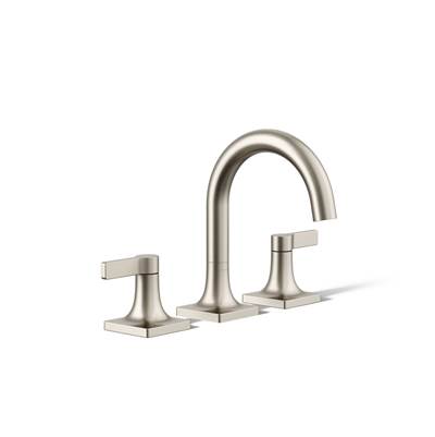 Kohler Venza Widespread bathroom sink faucet, 1.0 gpm - Vibrant Brushed Nickel