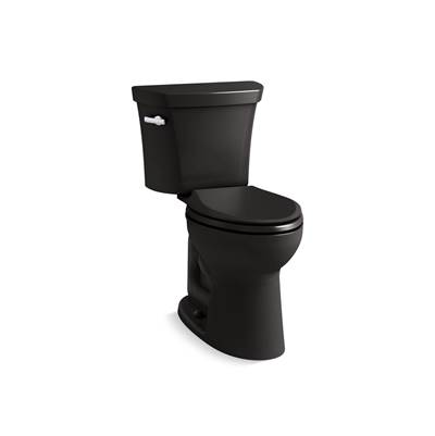 Highline Two-piece Elongated Toilet, 1.0 Gpf Black Black