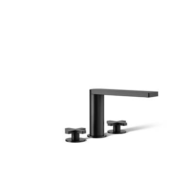 Composed Deck-mount bath faucet with cross handles