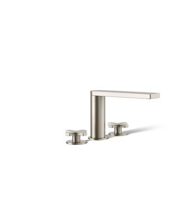 Composed Deck-mount bath faucet with cross handles