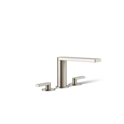 Composed Deck-mount bath faucet with lever handles