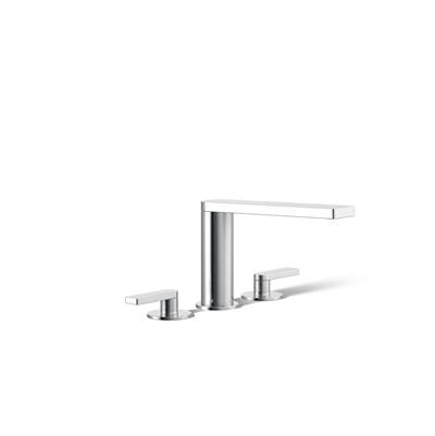 Composed Deck-mount bath faucet with lever handles