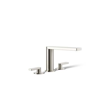 Composed Deck-mount bath faucet with lever handles