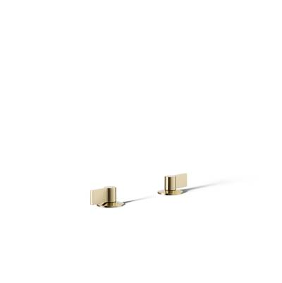 Components Deck-mount bath faucet handles with Lever design