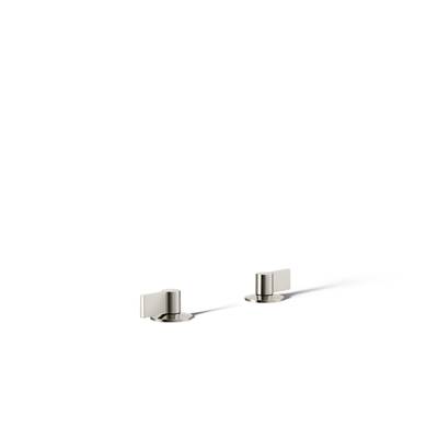 Components Deck-mount bath faucet handles with Lever design