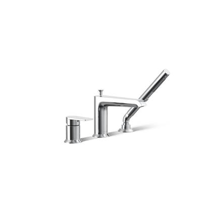 Kohler Hint Deck-mount bath faucet with handshower - Polished Chrome