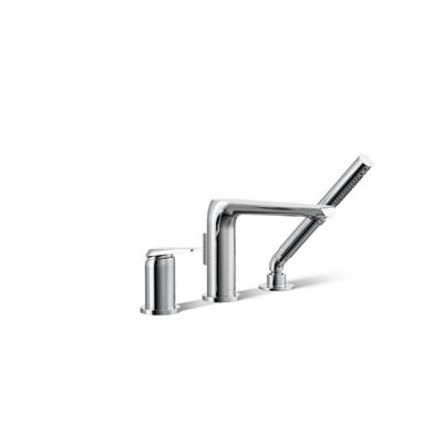 Avid Deck-mount bath faucet with handshower