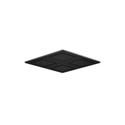 Kohler WaterTile Rain Overhead shower panel with four 22-nozzle sprayheads - Matte Black