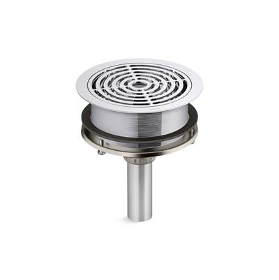 Aquifer 4-in-1 Grated Drain Polished Chrome