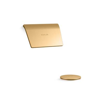 Kohler Tea-for-Two Bath drain trim - Vibrant Brushed Moderne Brass