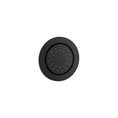 Kohler WaterTile Round 27-nozzle single-function body spray, 2.0 gpm - Matte Black