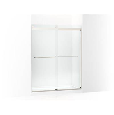 Kohler Levity 74'' H Sliding Shower Door with 1/4''-thick Glass - Anodized Brushed Bronze