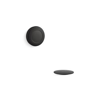 Kohler Purefloe Traditional Push-button Bath Drain Trim - Matte Black