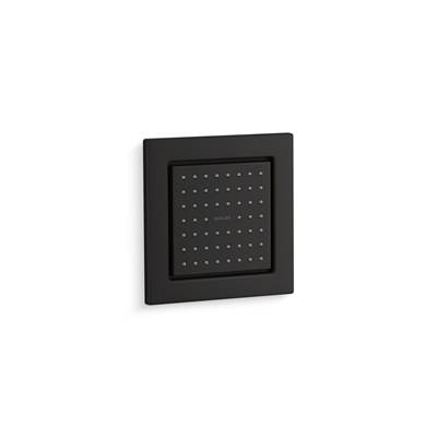 Kohler WaterTile Square 54-nozzle single-function body spray, 2.5 gpm - Matte Black