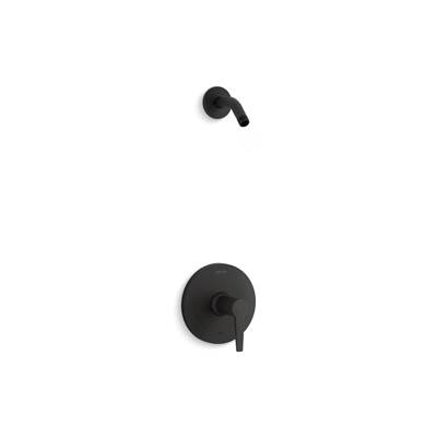 Kohler Pitch Rite-temp Shower Trim Kit, Without Showerhead - Matte Black