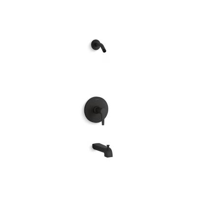 Kohler Pitch Rite-temp Bath and Shower Trim Kit, Without Showerhead - Matte Black