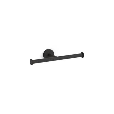 Elate Double toilet paper holder - Matte Black