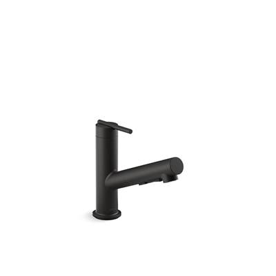 Crue Pull-out kitchen sink faucet with three-function sprayhead