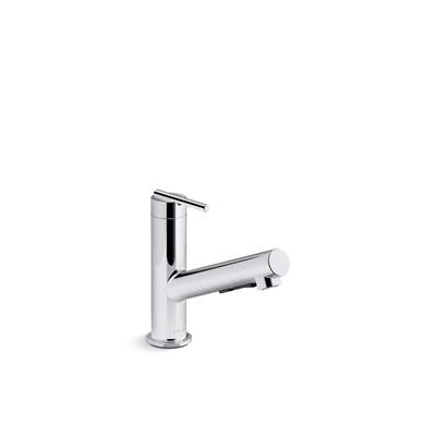 Crue Pull-out kitchen sink faucet with three-function sprayhead