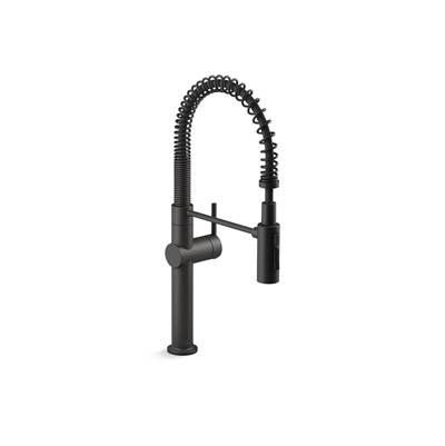 Crue Semi-professional kitchen sink faucet with three-function sprayhead