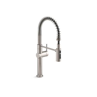 Crue Semi-professional kitchen sink faucet with three-function sprayhead
