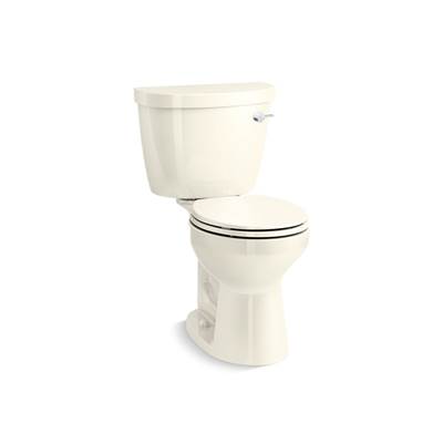 Cimarron Two-piece round-front toilet, 1.28 gpf