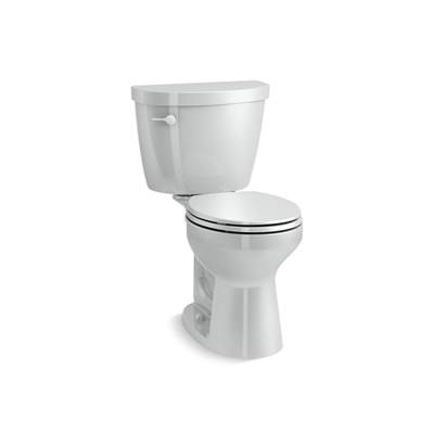 Cimarron Two-piece round-front toilet, 1.28 gpf