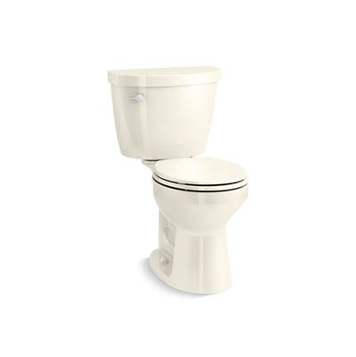 Cimarron Two-piece round-front toilet, 1.28 gpf