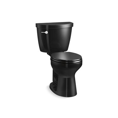 Cimarron Two-piece round-front toilet, 1.28 gpf