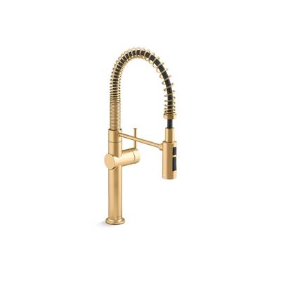 Crue Semi-professional kitchen sink faucet with three-function sprayhead